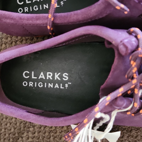 Clark's Original Purple Wallabee Women's Shoes NEW - Picture 2 of 4